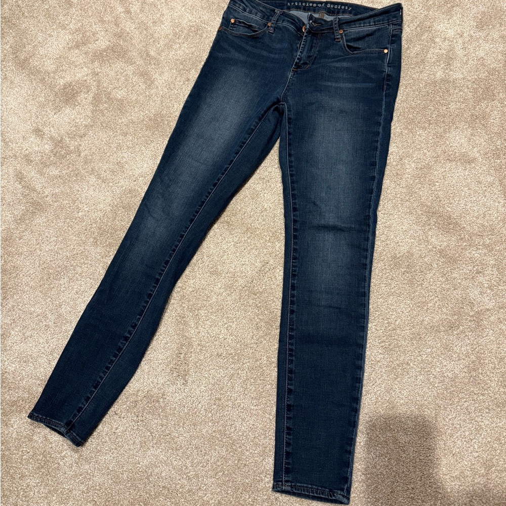 Articles Of Society Blue Skinny Jeans